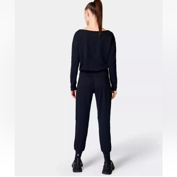 Sweaty Betty Black Garry Long Sleeve Jumpsuit - Picture 10 of 11